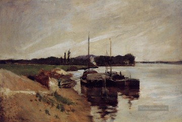  henry - Mündung der Seine impressionistischen Seenlandschaft John Henry Twachtman